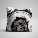 GobekUsa Gray Marble Black Agate Pillow Case for Home Sofa Chair Decor