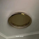 GobekUsa Gold Steel LED Dimmable Ceiling Lights Luxury Crystal Fixture