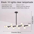 GobekUsa Gold LED Chandelier, Modern Pendant Light for Living Room, Kitchen, Bedroom, Dining Room