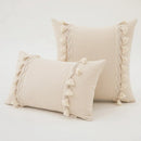 GobekUsa Boho Macrame Woven Cushion Cover for Home Decor, Comfy Farmhouse Pillow Case