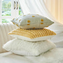 GobekUsa Geometric Tufted Plush Cushion Cover for Stylish Home Decor