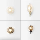 GobekUsa LED Glass Wall Sconce for Living Room Background Lighting