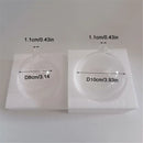 GobekUsa 11mm Opening Glass Lamp Shade for G4 Socket Holder, 80mm 100mm Molecular Lamp Cover