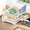 GobekUsa Kitchen Sink Organizer Dish Drying Rack for Tableware Storage & Sponge Holder