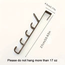 4-Hook Over-the-Door Adjustable Clothing & Bag Organizer