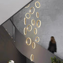 GobekUsa LED Pendant Lights: Modern Minimalist Hanging Chandelier for Living & Dining Room
