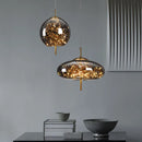GobekUsa LED Starry Sky Pendant Lights Luxury Living Room Lamps