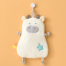 GobekUsa Cartoon Animal Bathing Hand Towel for Kids - Soft, Absorbent Coral Velvet