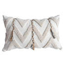 GobekUsa Beige Crochet Tufted Pillow Cover: Nordic Style Home Decor Cushion