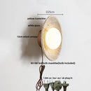 GobekUsa LED Stone Wall Lamp Modern Nordic Mirror Light for Home Decor