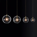 GobekUsa Gold Metal Globe Pendant Light with LED G4 Bulb for Dining Room