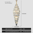 GobekUsa Crystal Chandelier for Luxe Modern European Villa Decor