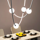 GobekUsa Colorized LED Dimmable Ceiling Chandelier - 2025 Trend Hanging Lamps