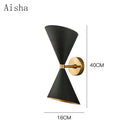GobekUsa Black LED Wall Lamp for Modern Home Lighting