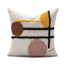 GobekUsa Boho Geometric Tufted Tassel Cushion Cover 30x50/45x45cm