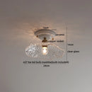 GobekUsa LED Canopy Ceiling Light Glass Copper Luminaria De Teto