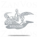 Sea Turtle Anchor Monogram