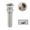 GobekUsa Gold Large Round Bathroom Pop-up Drain for Copper Washbasin Sink