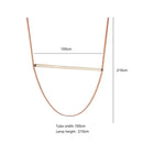 GobekUsa Glass Tube Pendant Lamp: Modern LED Lighting for Living Room, Duplex Villa Staircase