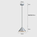 GobekUsa Brushed Sliver Black Pendant Light Chandelier for Bedroom Kitchen Dining Room