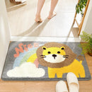 GobekUsa Cartoon Animal Bathroom Carpet - Non-slip Absorbent Soft Bath Rug