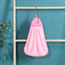 GobekUsa Coral Velvet Hand Towel: Absorbent Cleaning Tool for Home Kitchen & Bathroom