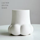 GobekUsa Cute Cartoon Cat Claw Ceramic Vase Home Decoration