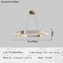 GobekUsa LED Chandelier with Acrylic Lampshade for Living Room Dining Bedroom Lighting