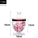 GobekUsa Acrylic Candy & Spice Jar Set for Kitchen Food Storage