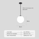 GobekUsa Glass Ball Pendant Lights: Elegant Globe Hanging Lamps for Home, Restaurant & Bar.