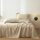 GobekUsa Cotton & Linen Bed Sheet Set: Luxury, Skin-Friendly, All Seasons, Queen & King Sizes