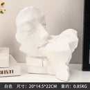 GobekUsa Abstract Gold Head Couple Sculpture, Wedding Gifts & Home Decor