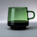 GobekUsa 350ml Glass Coffee Mug Tea Juice Cup Heat Resistant Durable High Borosilicate