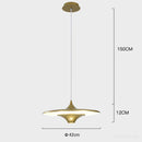 GobekUsa LED Flying Saucer Pendant Lights for Living Room Dining Bedroom Indoor Lighting