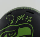 DK Metcalf Autographed Seattle Seahawks Eclipse Speed Full-Size Football Helmet by Dynasty Sports & Framing