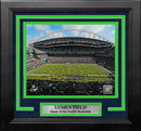 Seattle Seahawks Lumen Field 8" x 10" Framed Football Stadium Photo by Dynasty Sports & Framing