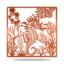 Seahorse Jellyfish Scene