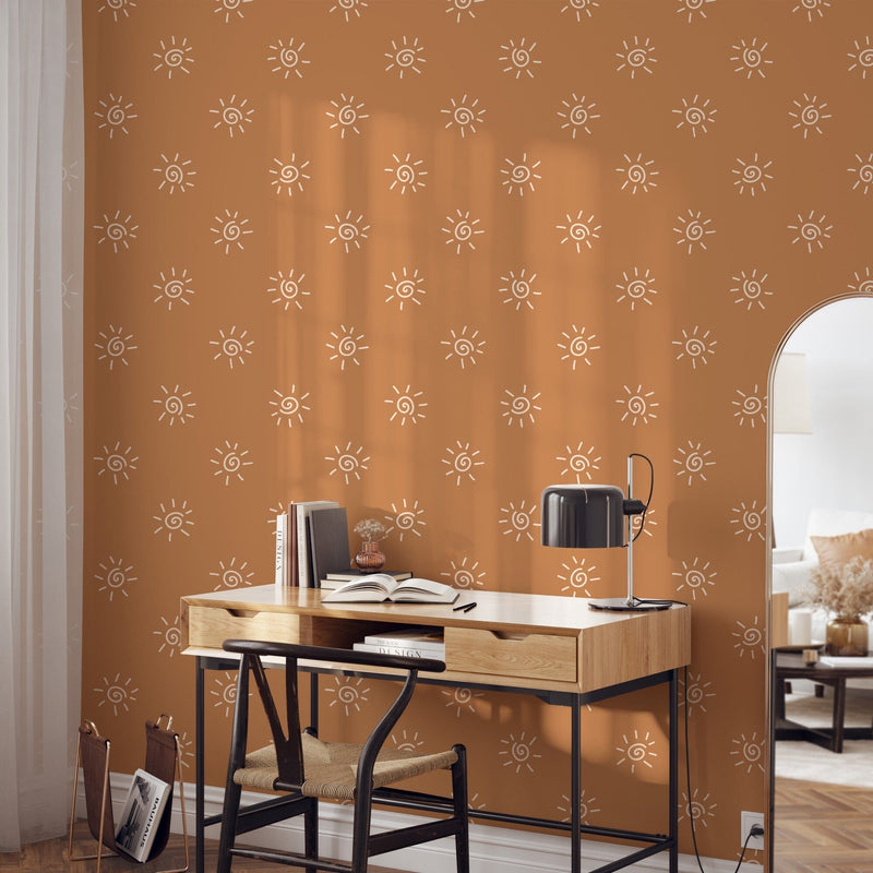 Bohemian Sun Wallpaper Peel and Stick