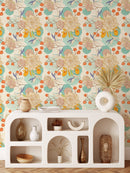 Vintage Floral Wallpaper Mural