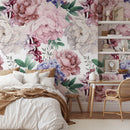 Purple Peony Bouquet Wallpaper