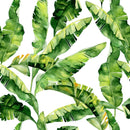 Green Tropical Leaf Wallpaper