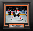 Sean Couturier Skating as Captain Philadelphia Flyers 8" x 10" Framed Hockey Photo by Dynasty Sports & Framing