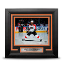 Sean Couturier Skating as Captain Philadelphia Flyers 8" x 10" Framed Hockey Photo by Dynasty Sports & Framing