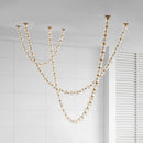 Beaded Crystal Strand Chandelier