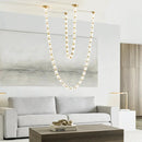 Beaded Crystal Strand Chandelier