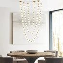Beaded Crystal Strand Chandelier