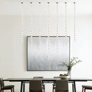 Beaded Crystal Strand Chandelier