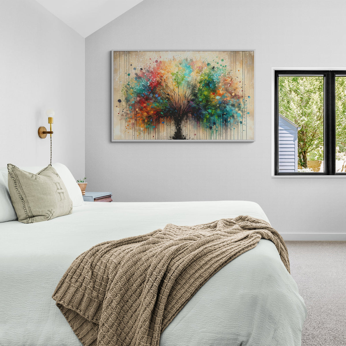 Canvas Print: "Season Spectrum", dimensions drawing