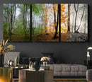 Seasonal Forest Canvas Wall Art Print - Changing Seasons in by MyGreatCanvas | Canvas Wall Art Prints | Photo Prints & Wall Decor