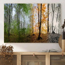 Seasonal Forest Canvas Wall Art Print - Changing Seasons in by MyGreatCanvas | Canvas Wall Art Prints | Photo Prints & Wall Decor